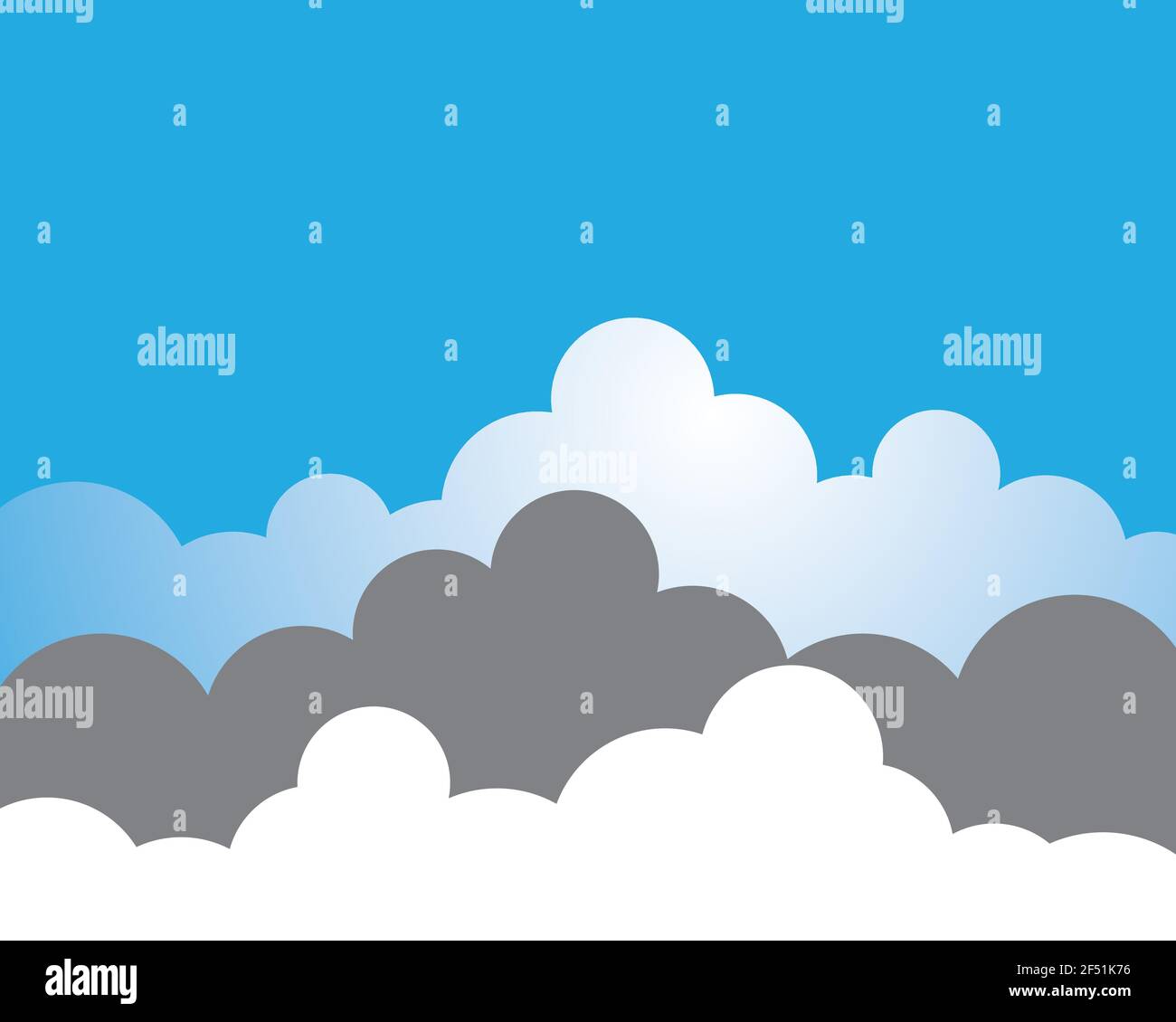 Blue sky with cloud background vector illustration design Stock Vector ...