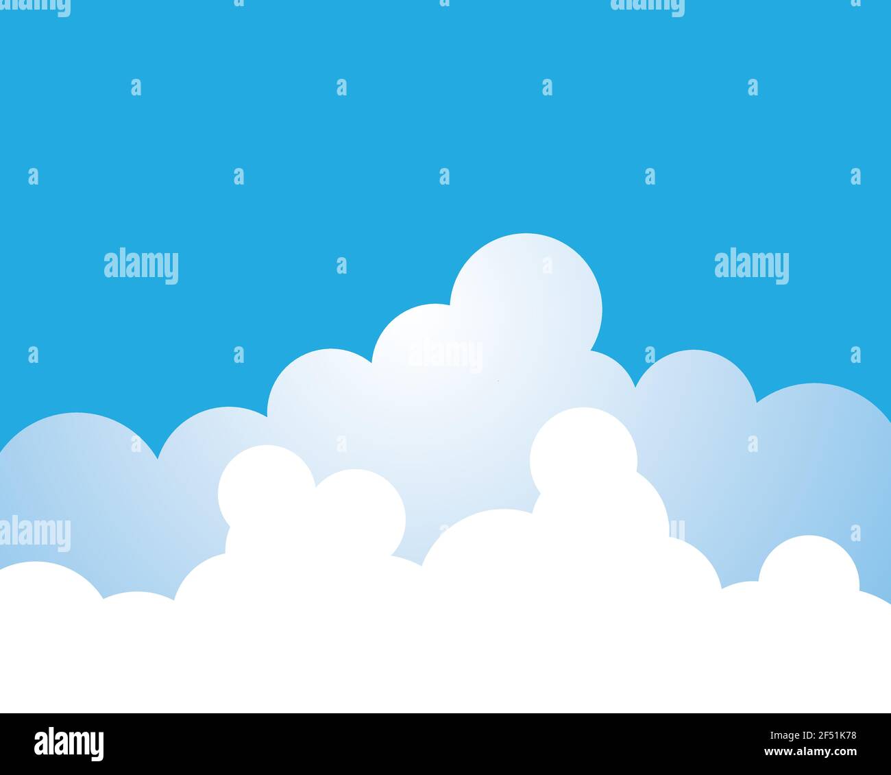 Blue sky with cloud background vector illustration design Stock Vector ...