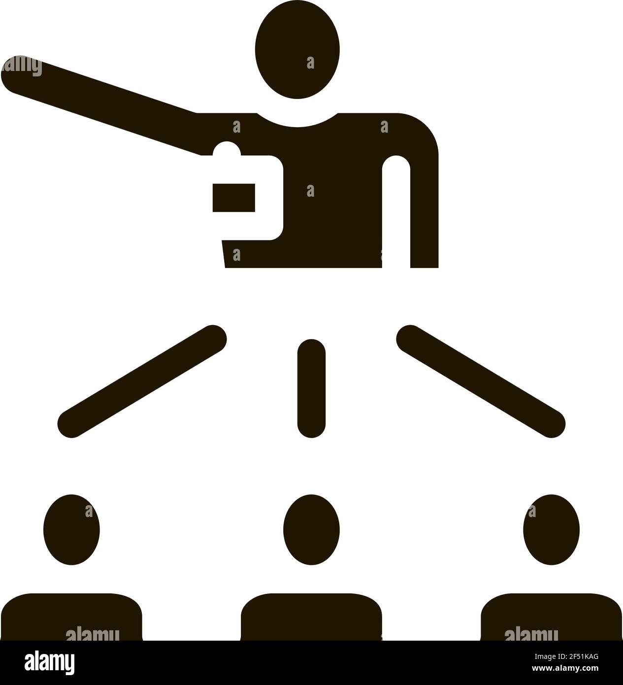 Speaker Leader for People Icon Vector Illustration Stock Vector Image ...