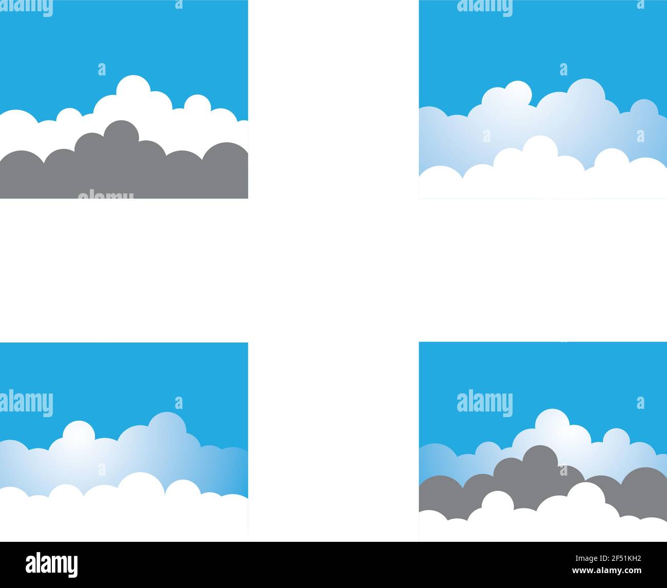 Blue sky with cloud background vector illustration design Stock Vector ...