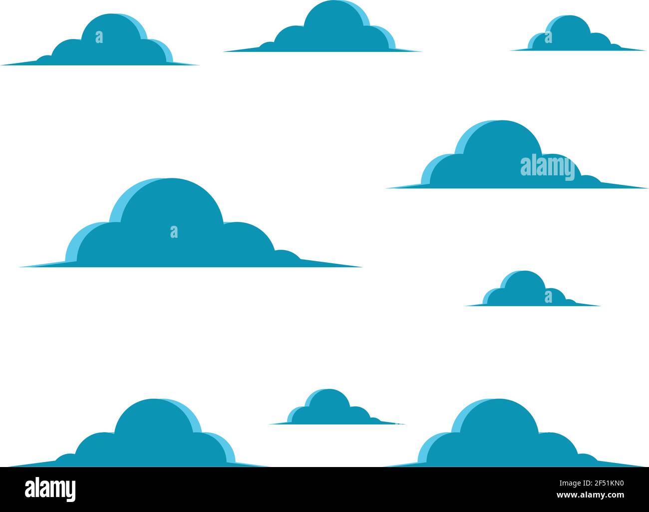 Blue sky with cloud background vector illustration design Stock Vector ...