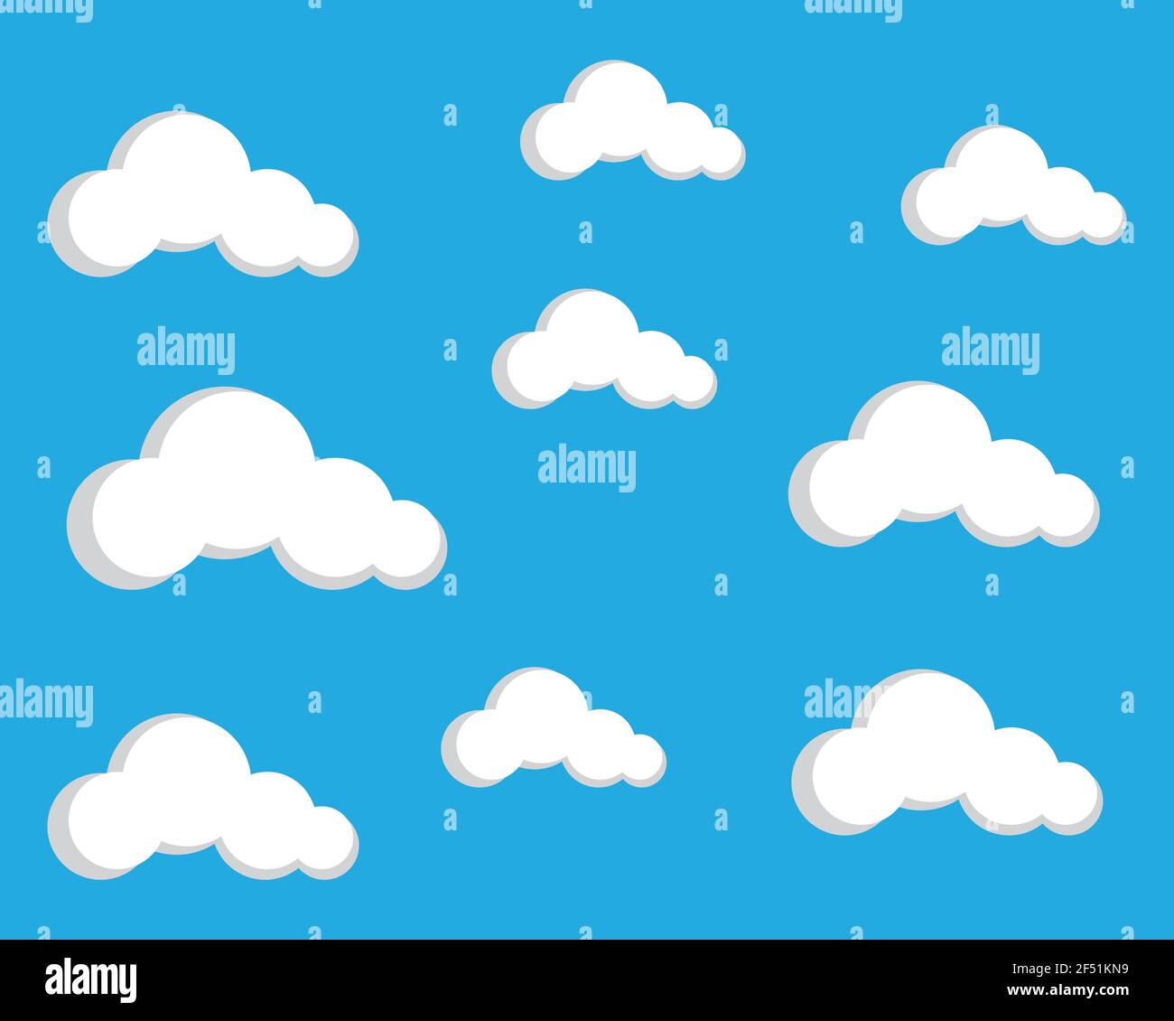 Blue sky with cloud background vector illustration design Stock Vector ...