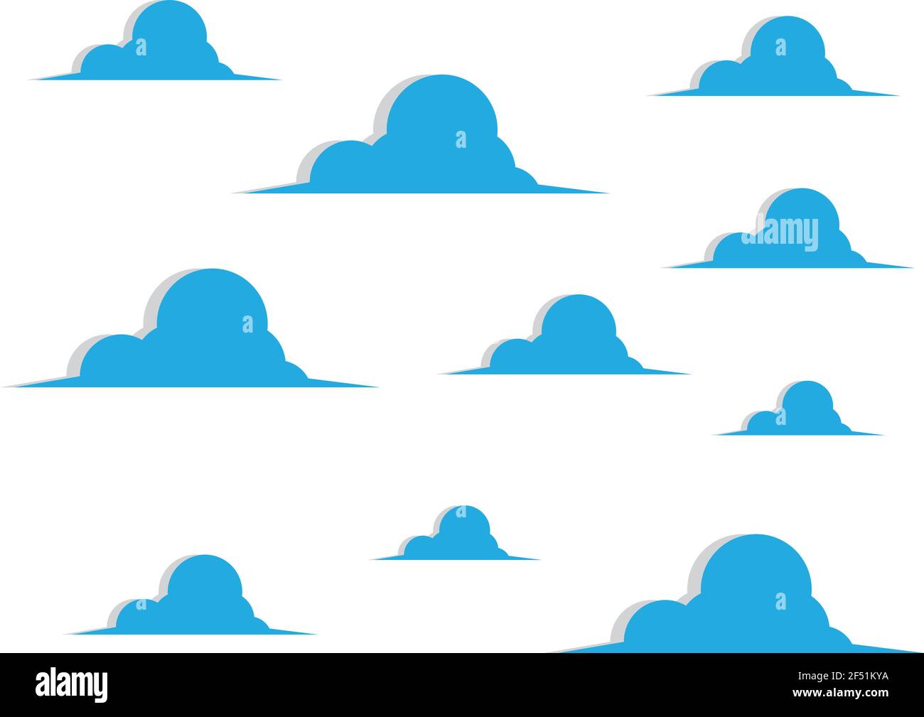Blue sky with cloud background vector illustration design Stock Vector ...
