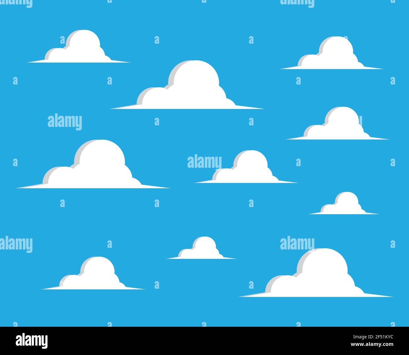 Blue sky with cloud background vector illustration design Stock Vector ...