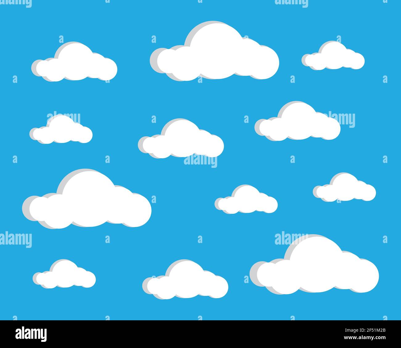 Blue sky with cloud background vector illustration design Stock Vector ...