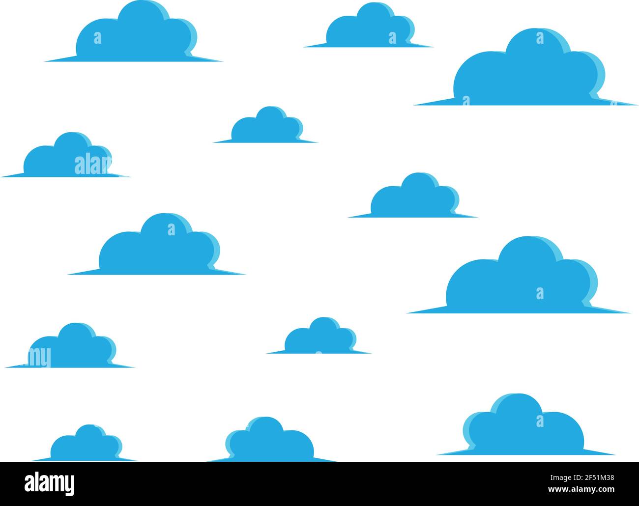 Blue sky with cloud background vector illustration design Stock Vector ...