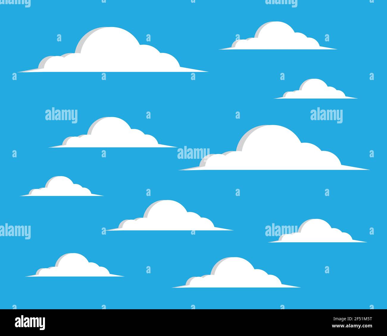 Blue sky with cloud background vector illustration design Stock Vector ...