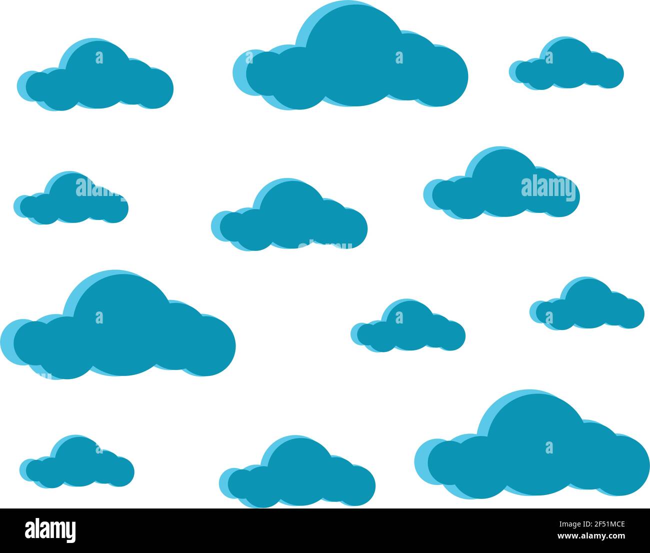 Blue sky with cloud background vector illustration design Stock Vector ...