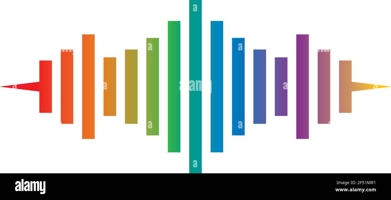 Sound wave logo template vector icon illustration Stock Vector Image ...