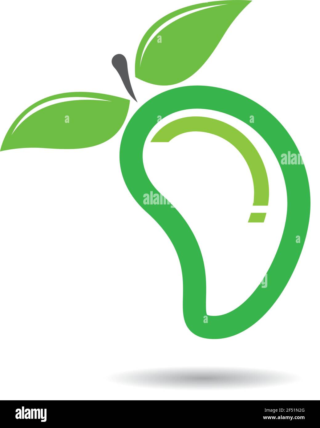 Mango logo template vector icon illustration design Stock Vector