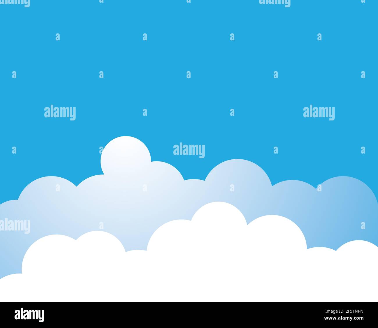 Blue sky with cloud background vector illustration design Stock Vector ...