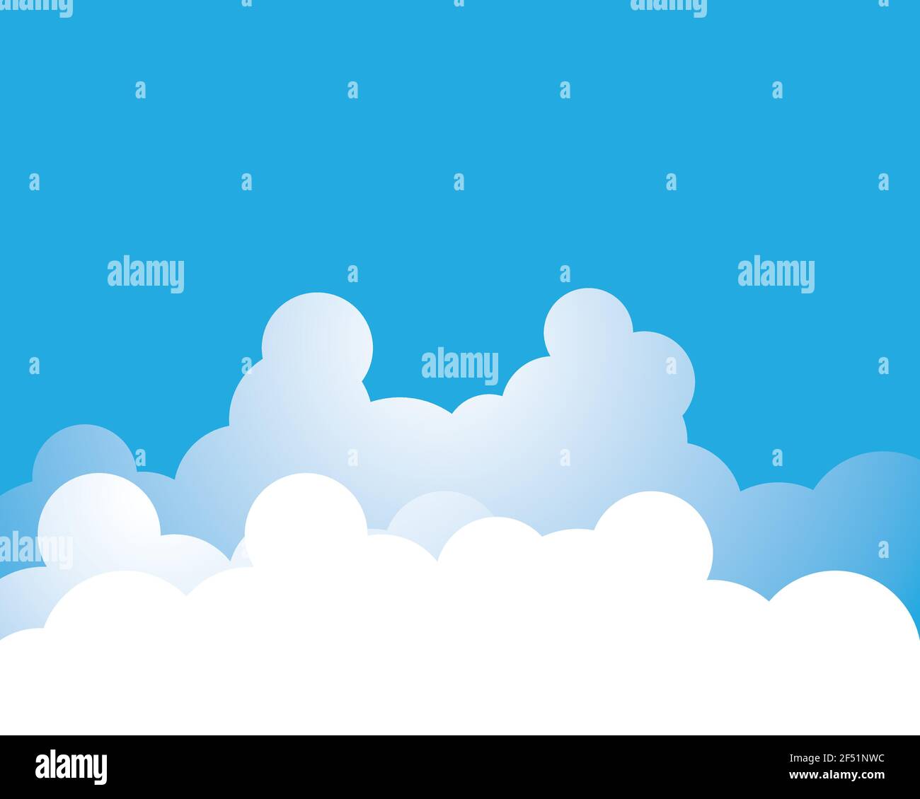 Blue sky with cloud background vector illustration design Stock Vector ...
