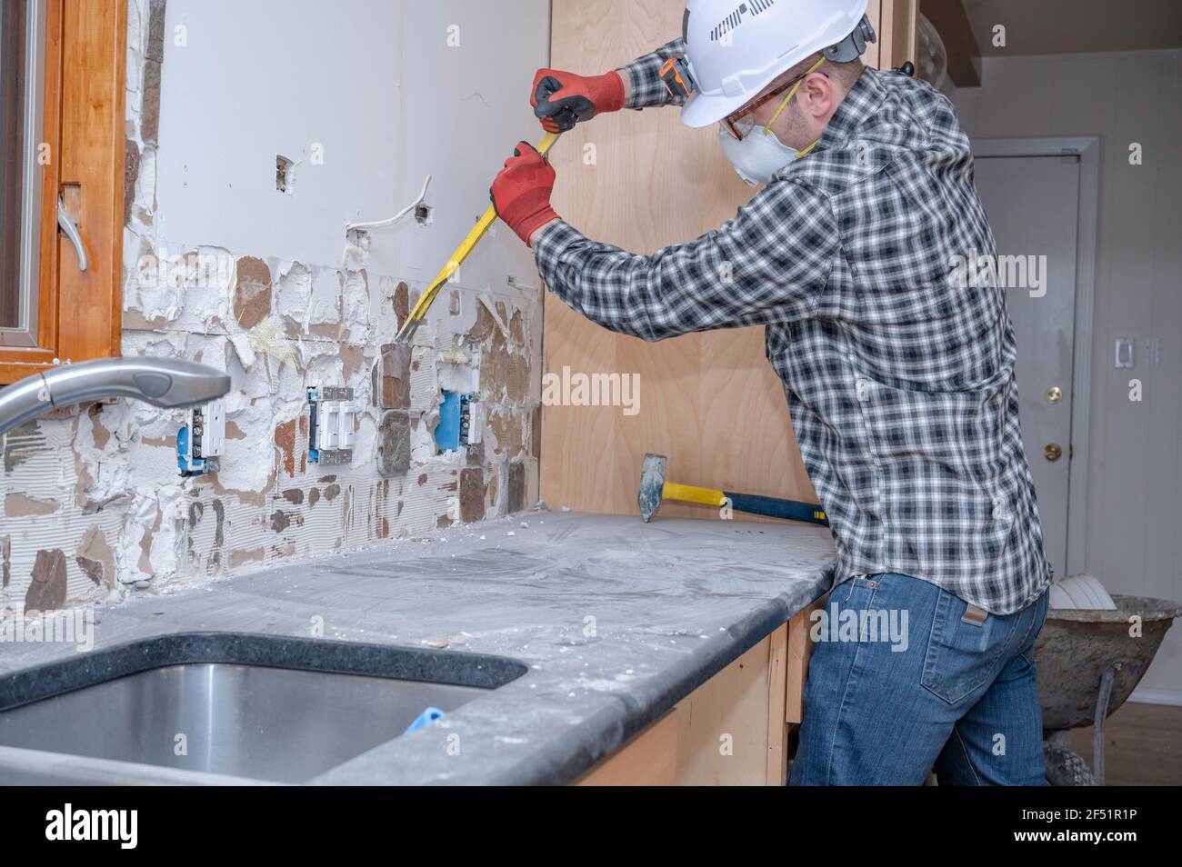 Removing Wall Tile In Kitchen
