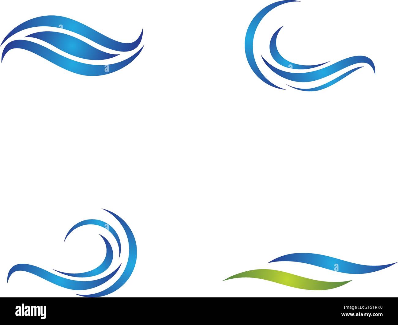 Water wave logo vector icon illustration design Stock Vector Image ...