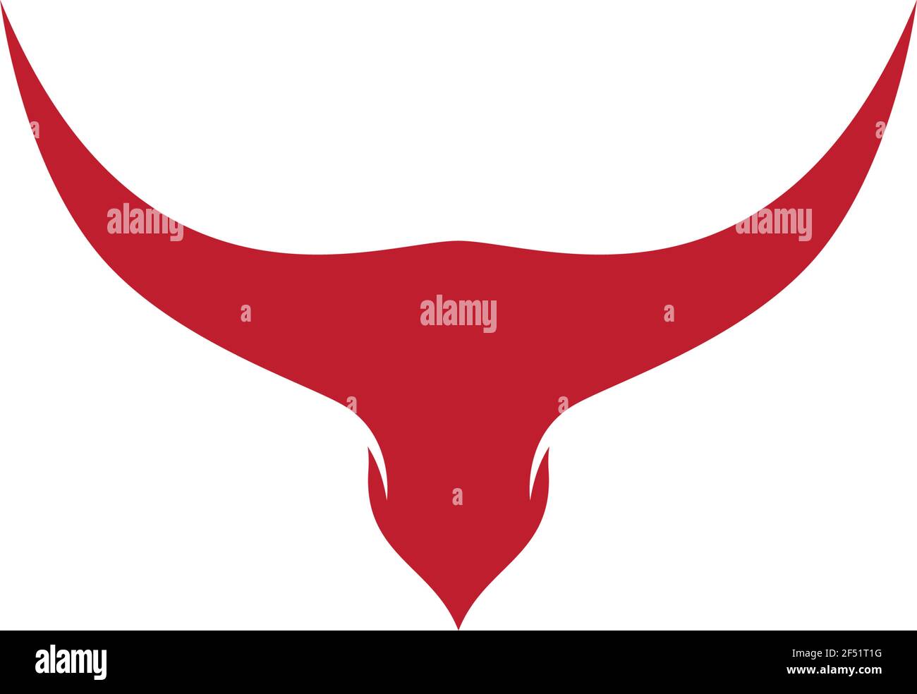 Bull logo template vector icon illustration design Stock Vector