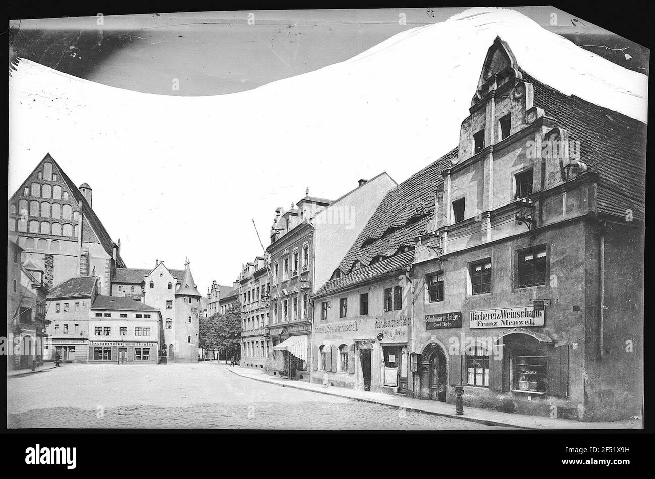 Small town traditional Black and White Stock Photos Images Alamy