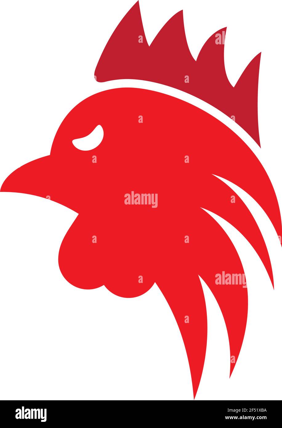 Rooster logo template vector icon illustration Stock Vector Image & Art ...