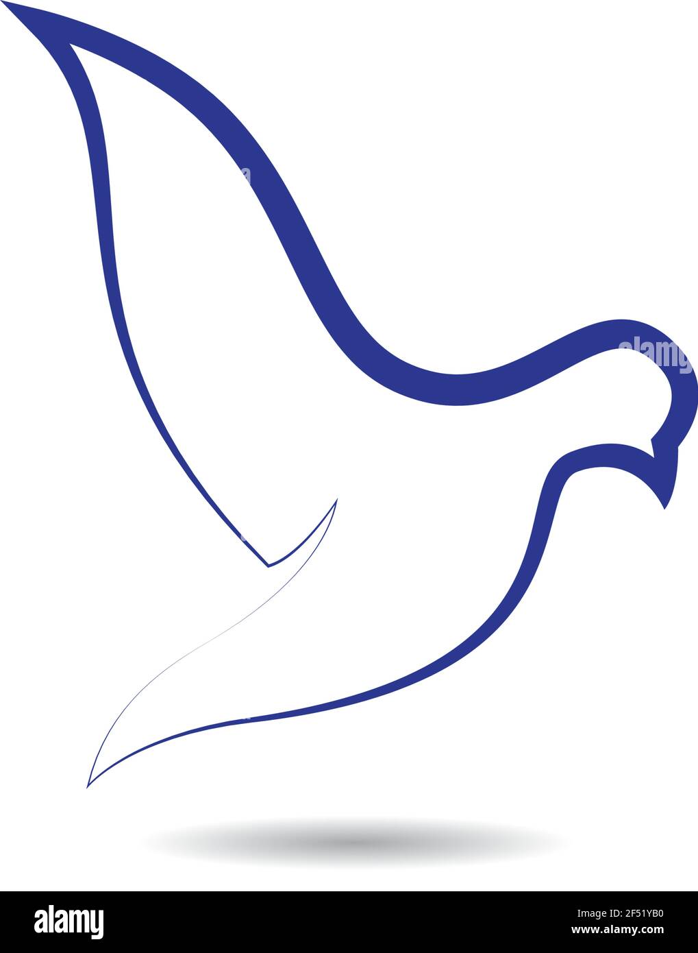 Dove logo template vector icon illustration design Stock Vector Image ...