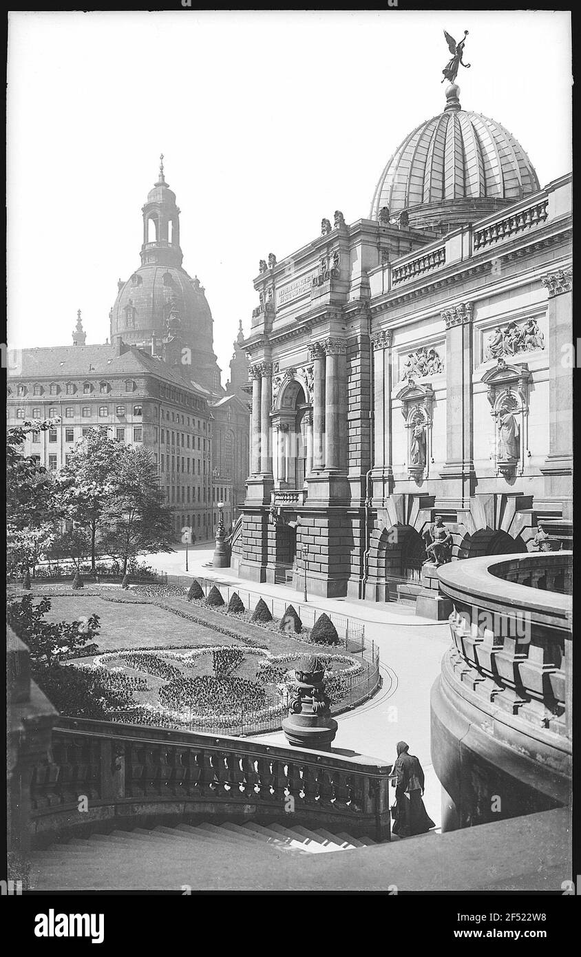 Dresden. Part of the art academy Stock Photo Alamy