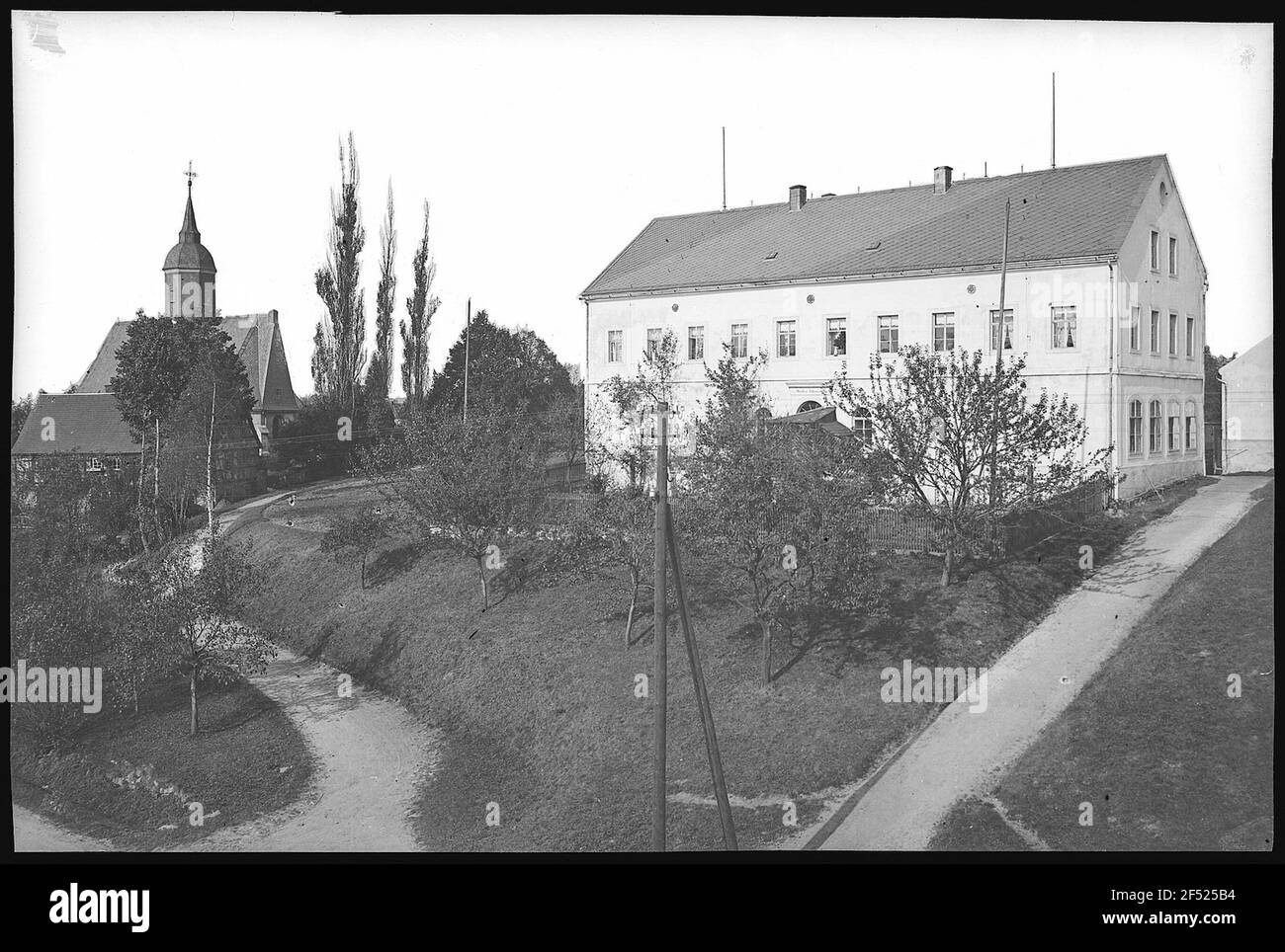 Old school building church Black and White Stock Photos & Images - Alamy