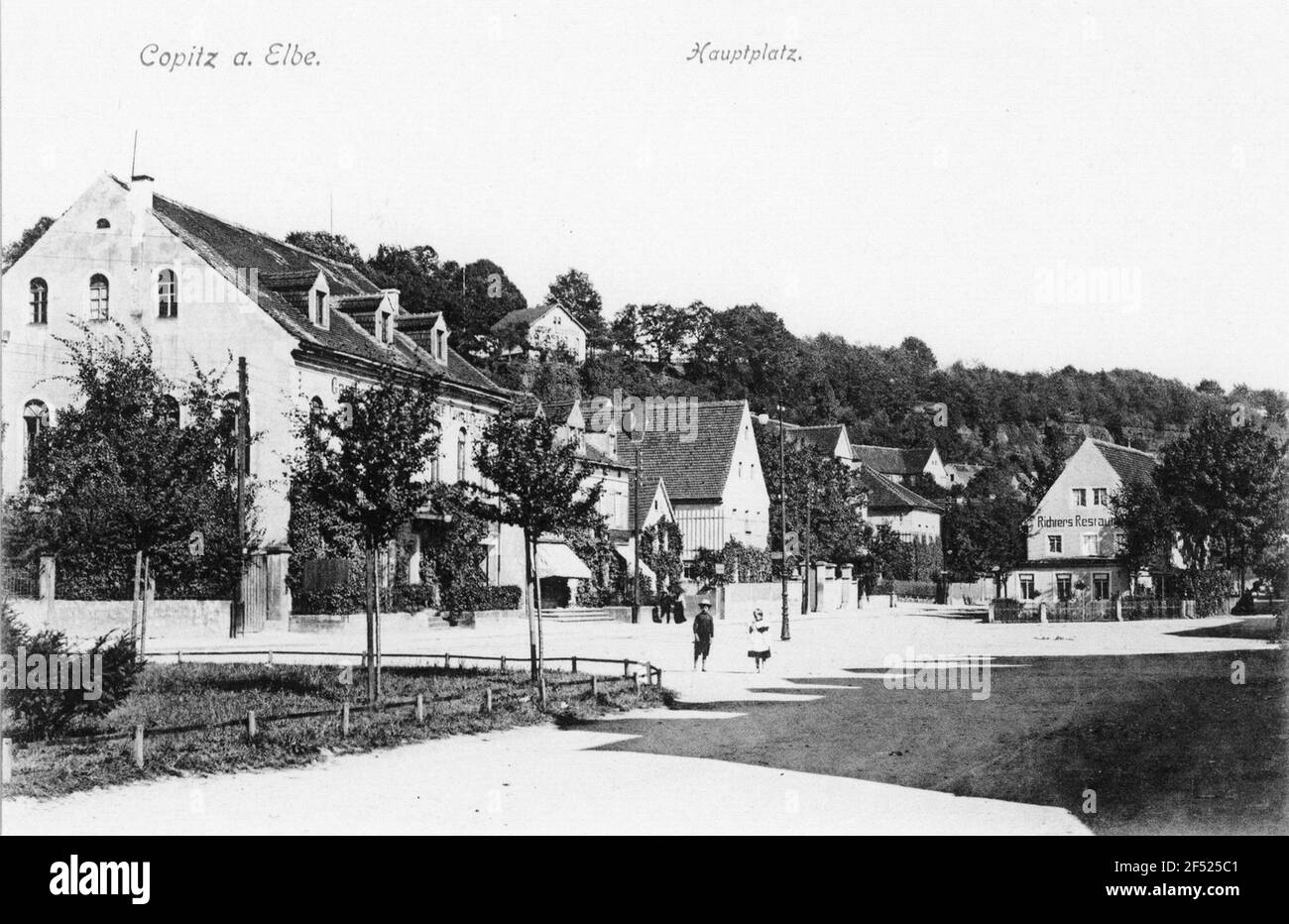 Hauptplatz Copitz. main square Stock Photo Alamy