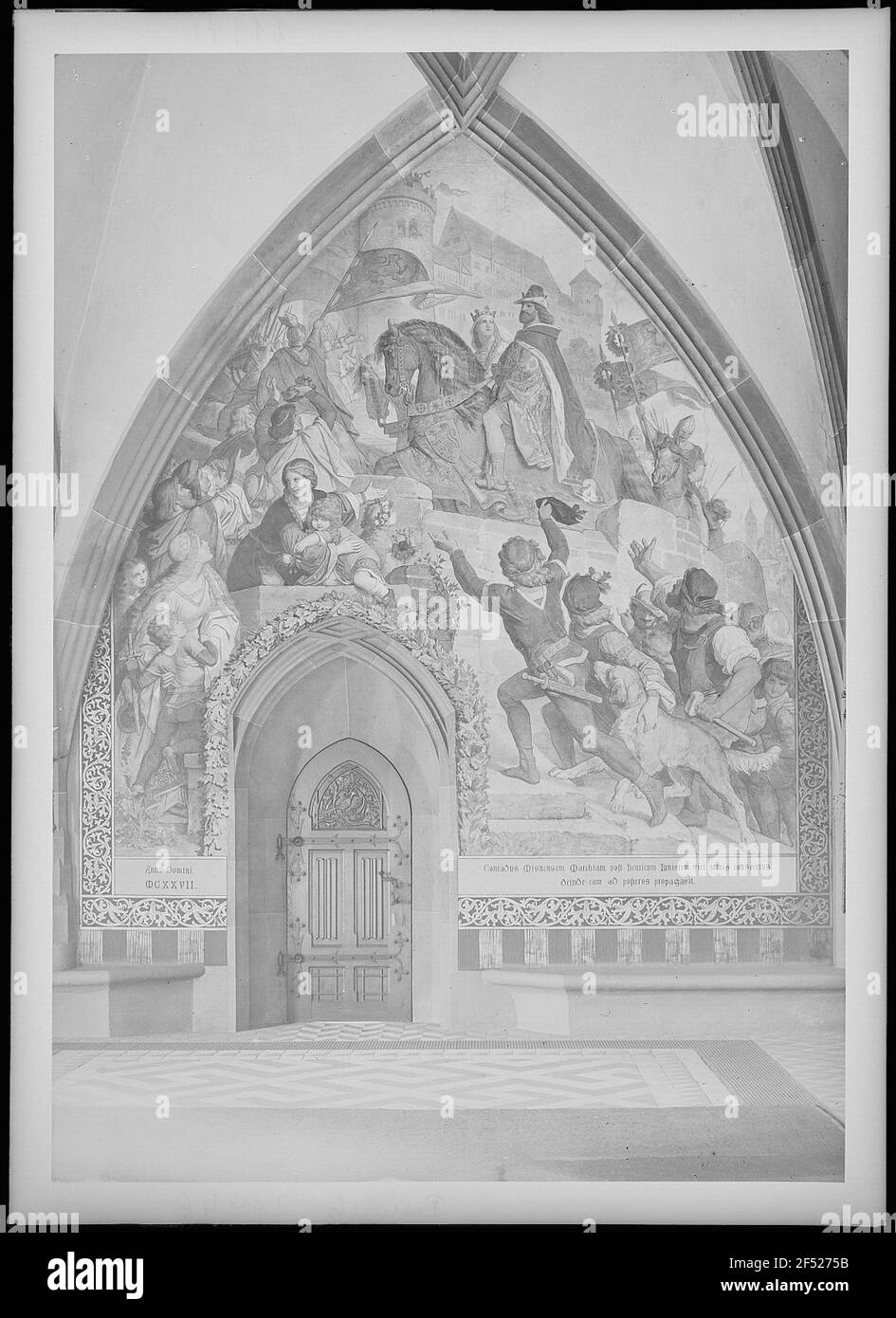 16th century castle painting Black and White Stock Photos & Images - Alamy