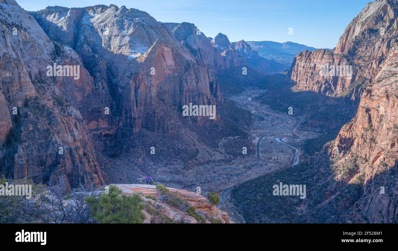 Summit Views From The Top Of Angels Landing In Zion National Park Utah summit-views-from-the-top-of-angels-landing-in-zion-national-park-utah