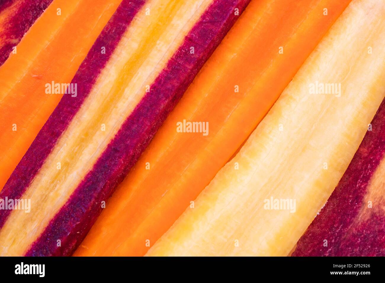 sliced carrots Stock Photo