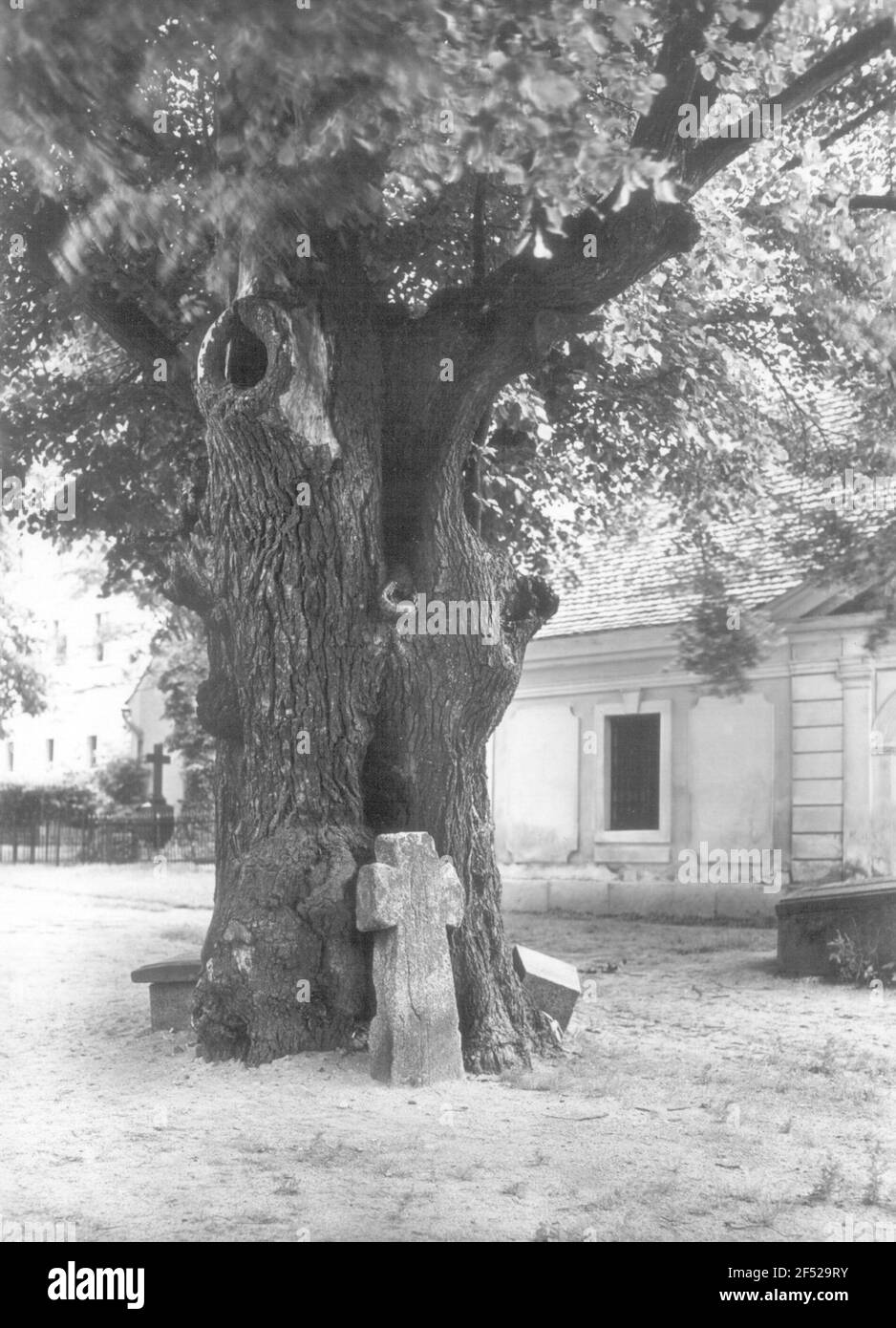 Historical monuments and stone churches Black and White Stock Photos ...