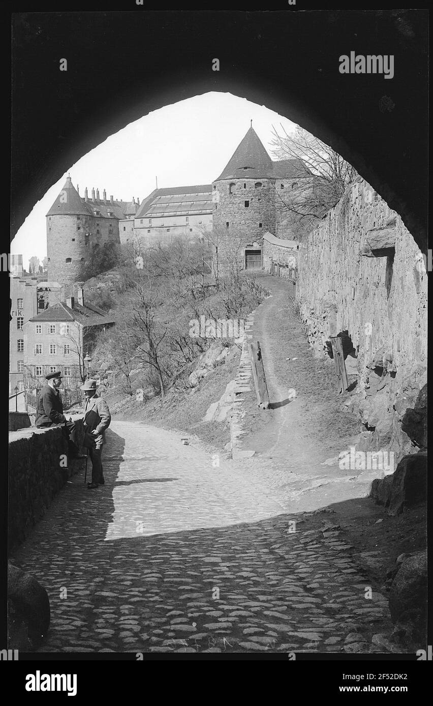 View walls gate old Black and White Stock Photos & Images - Alamy