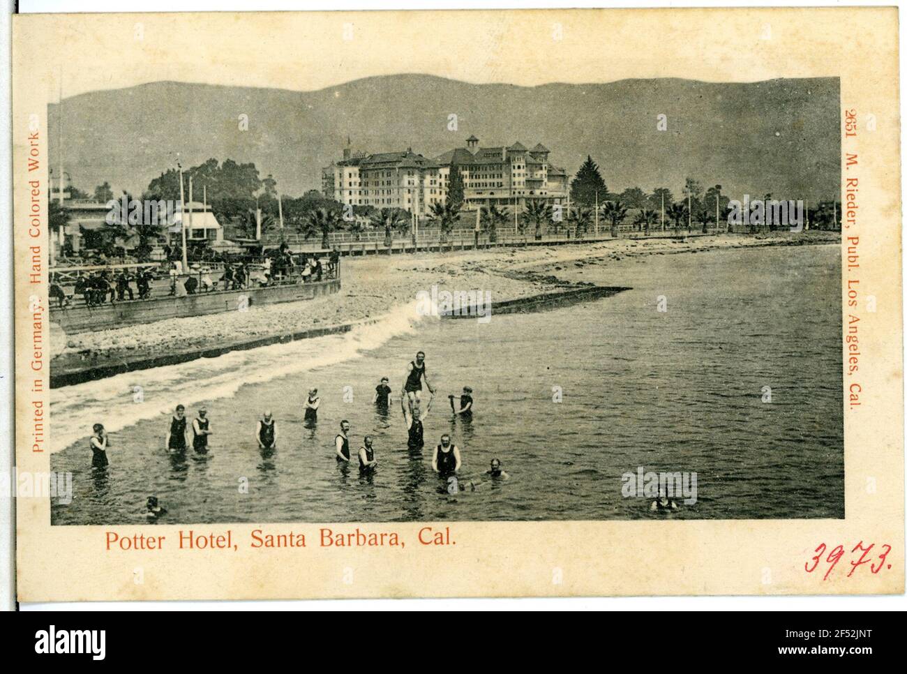 Potter Hotel Santa Barbara. Potter Hotel Stock Photo Alamy