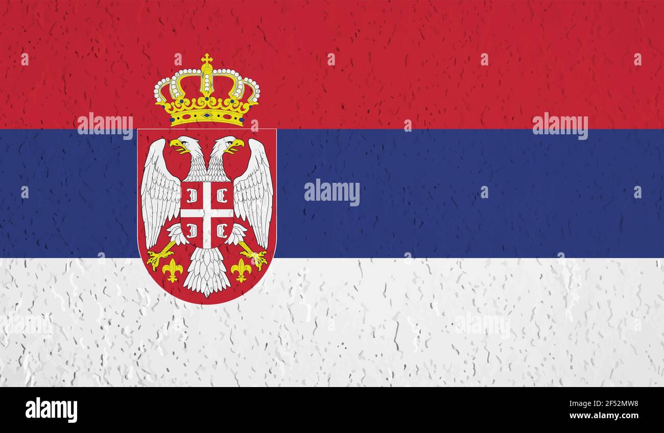Флаг Сербии Раскраски