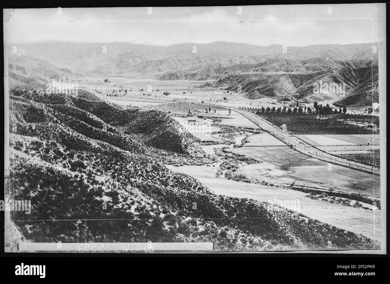 Redlands. View From Smiley, Heights, Redlands, Ca Stock Photo Alamy