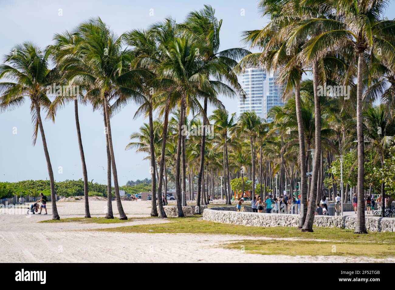 Spring Break 2021 Miami Beach scene Stock Photo - Alamy