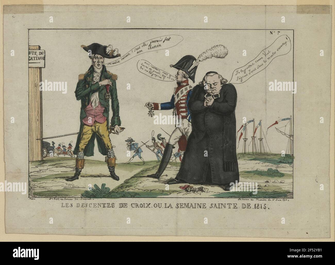 Return Napoleon from Elba Stock Photo Alamy