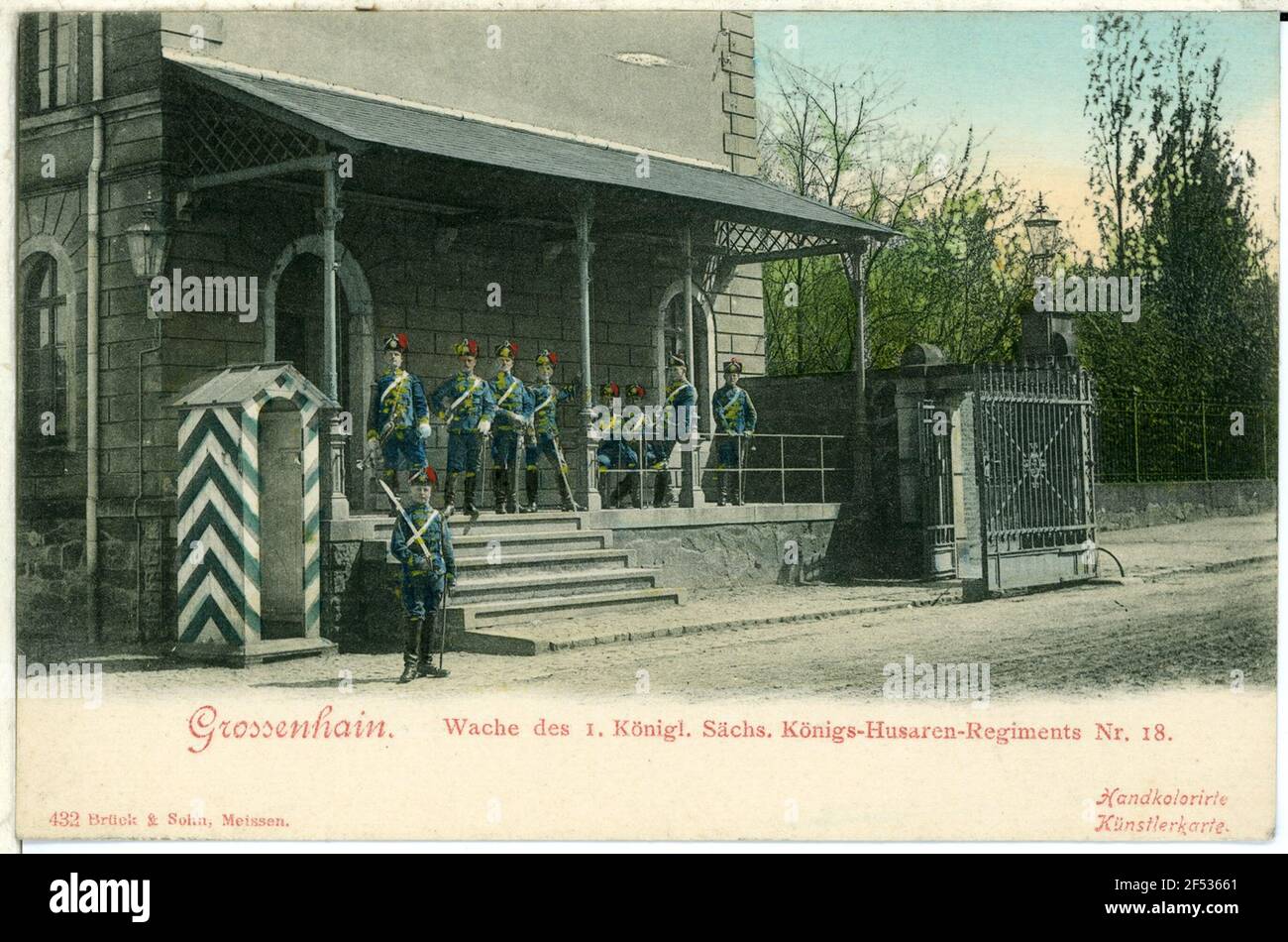 Guard of Hussar Regiment No. 18 Großenhain. Guard of Hussar Regiment No