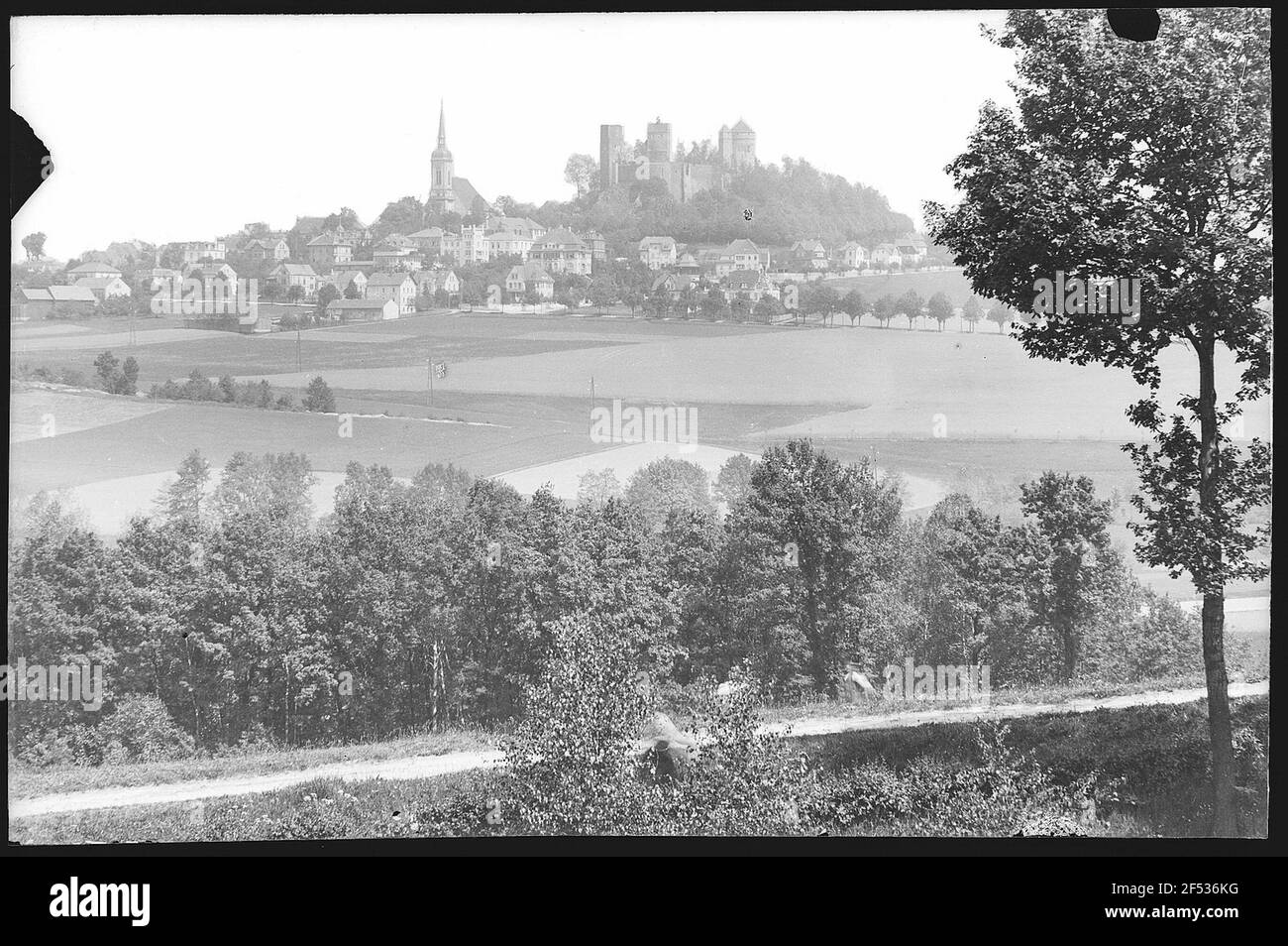 Stolpen. View of Stolpen Stock Photo Alamy