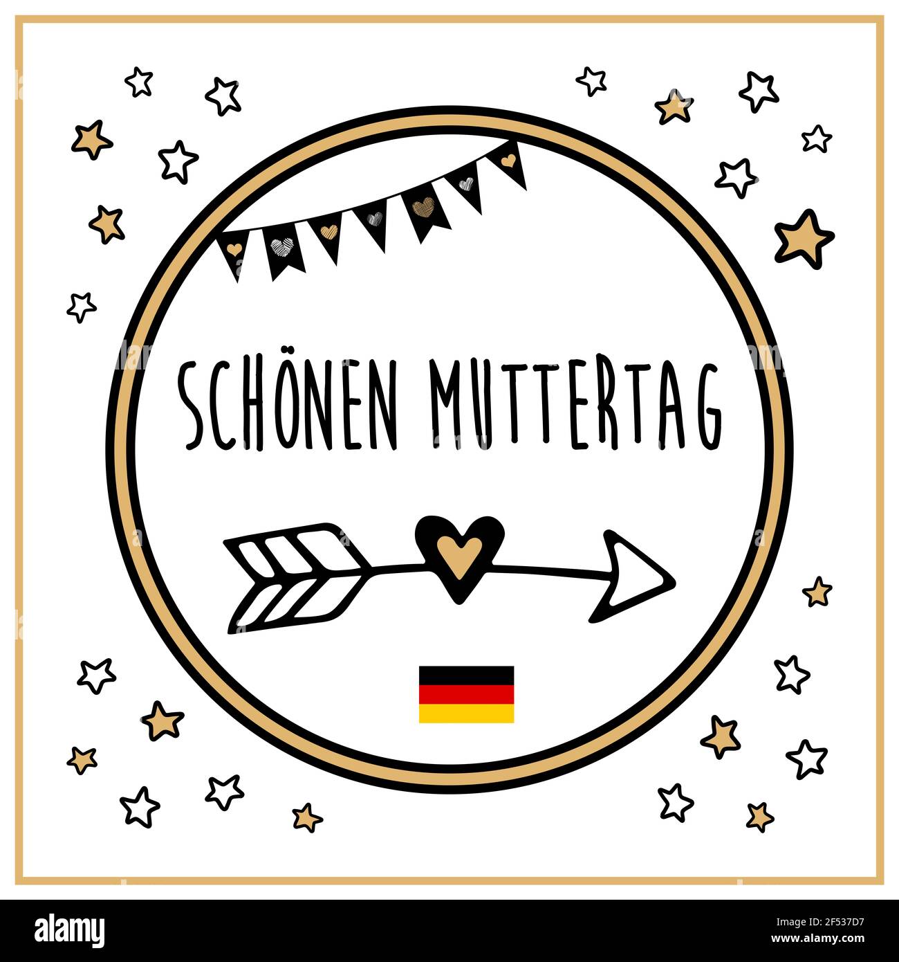 Mother's day poster made in Germany. The most important person in our