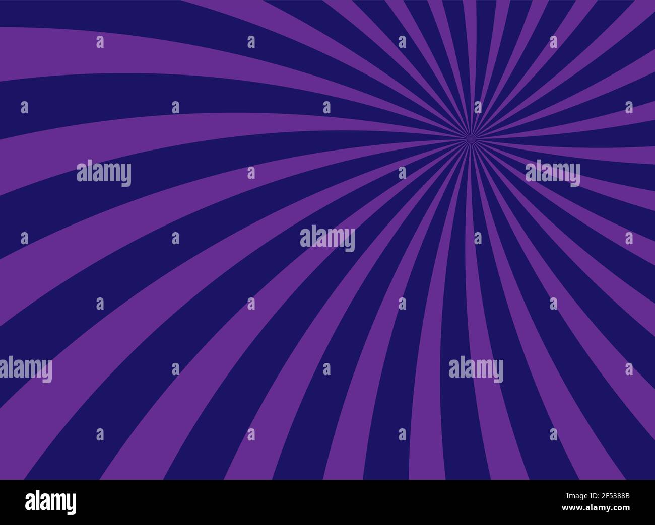Sunlight swirl rays wide background. purple and violet spiral burst