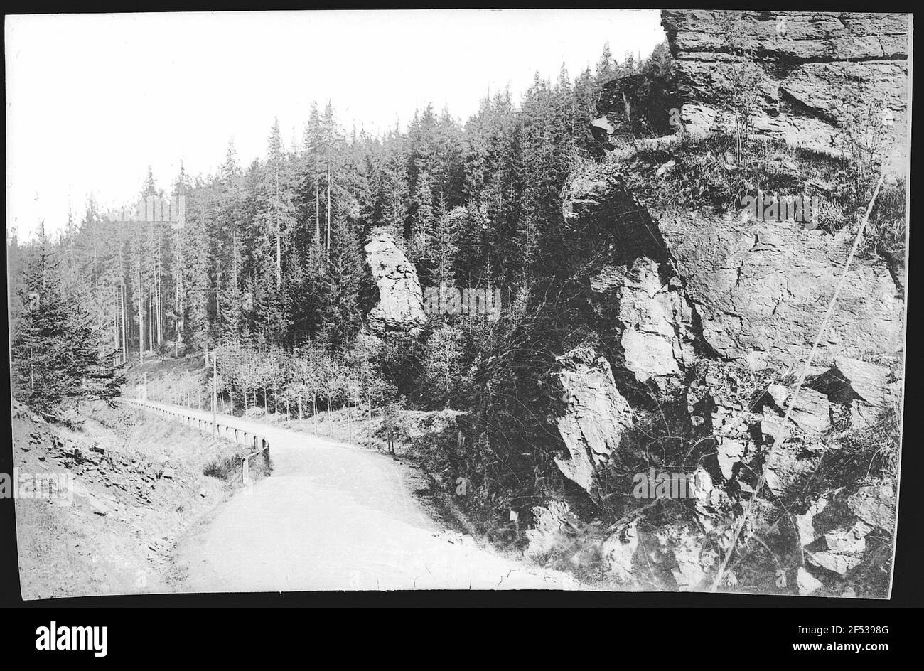 Olbernhau. At the high stone in the Natschungal Stock Photo Alamy