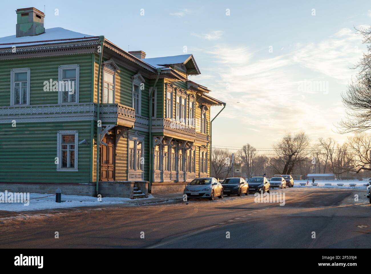 Khrushchev House, Petergof, St. Petersburg, Russia. Stock Photo