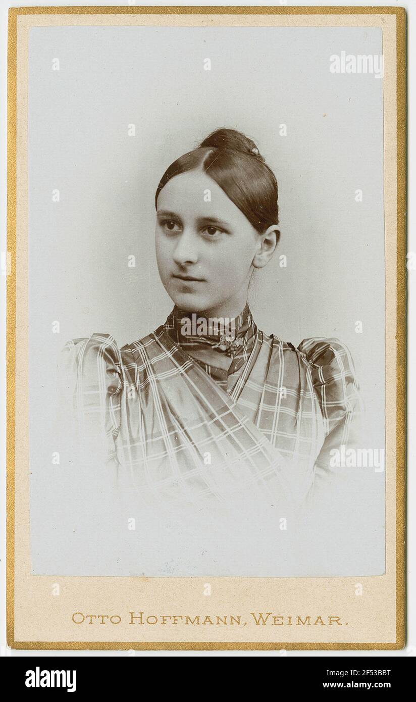 Portrait of Margarete Geibel Stock Photo
