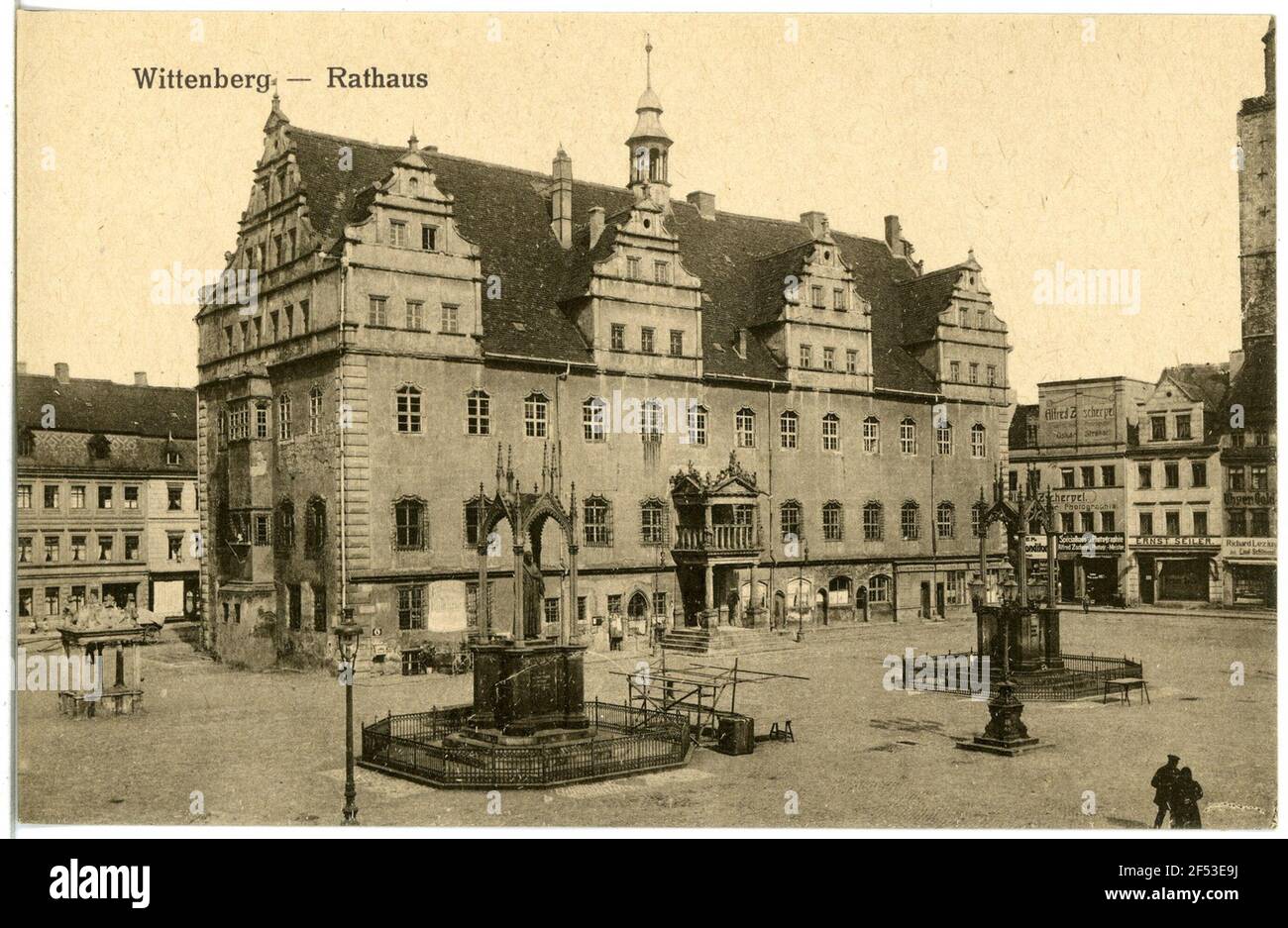 Rathaus Wittenberg. town hall Stock Photo Alamy