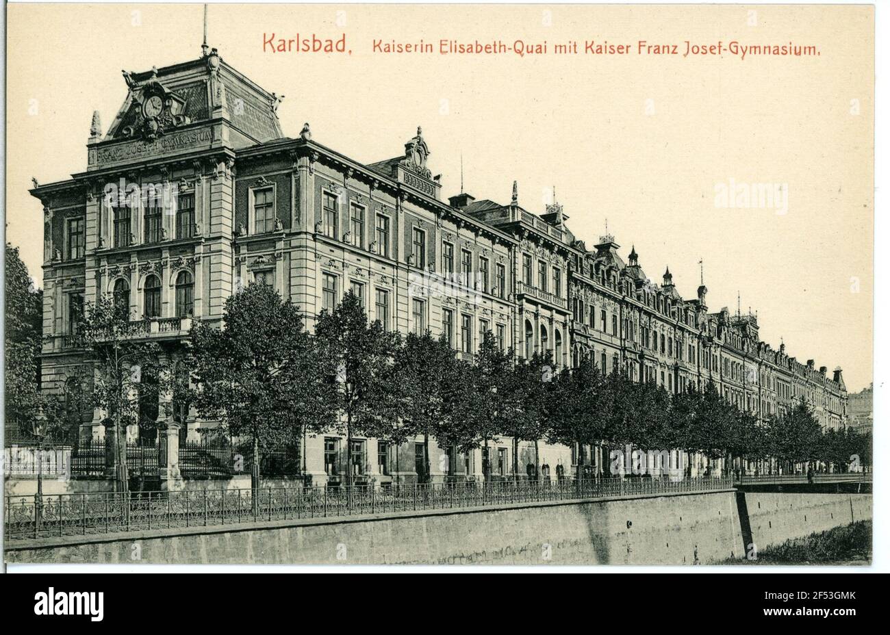 Empress ElisabethQuai Emperor Franz Josef Gymnasium Carlsbad