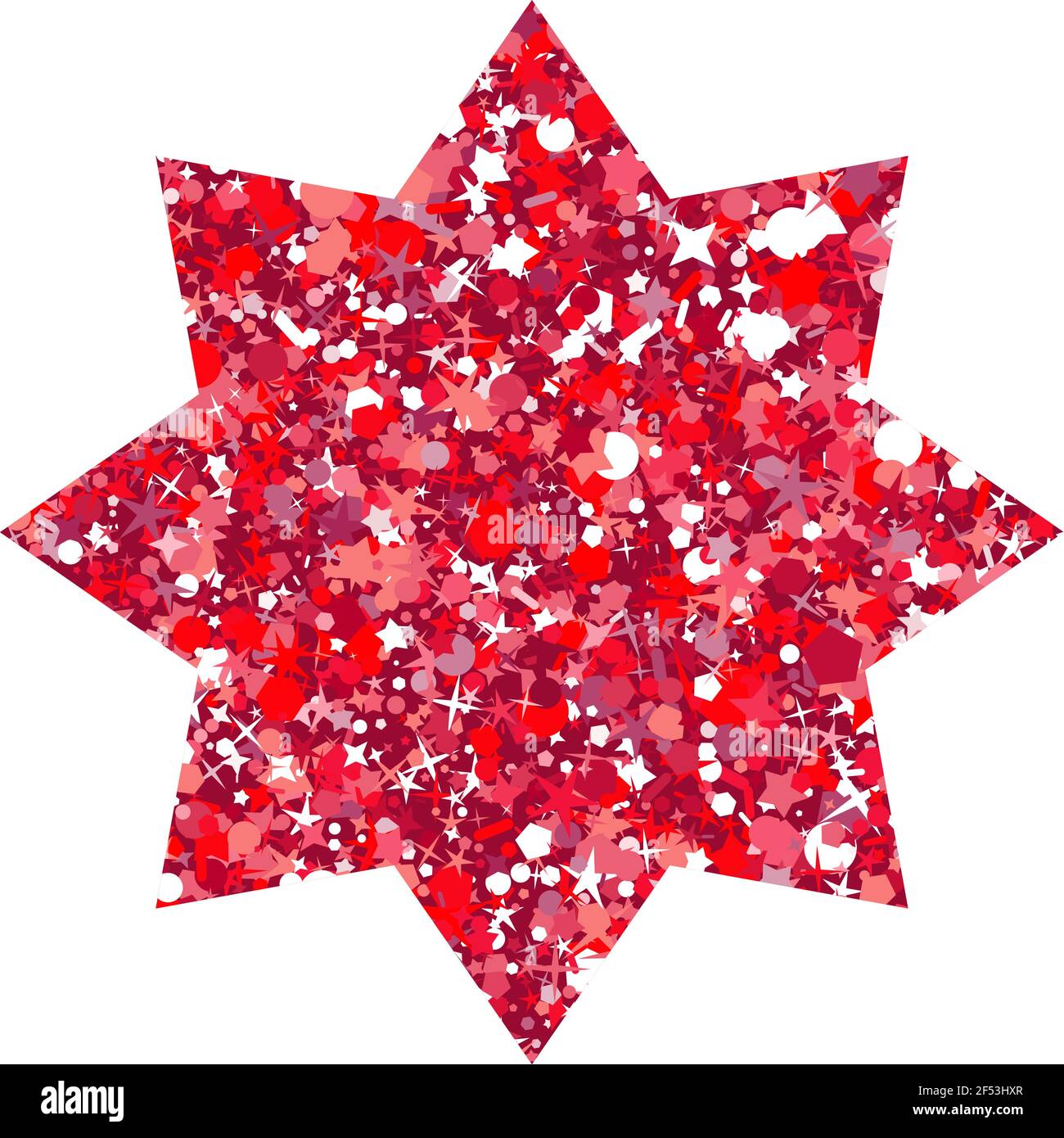 Vector luxury glitter red star. Rating, award and insignia Stock Vector Image & Art Alamy