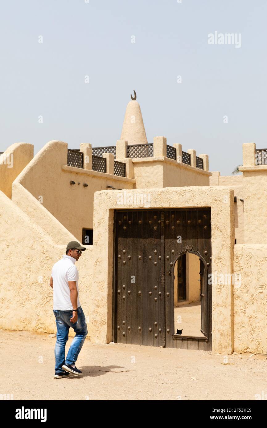 Brouq Zekreet Village, Qatar Stock Photo