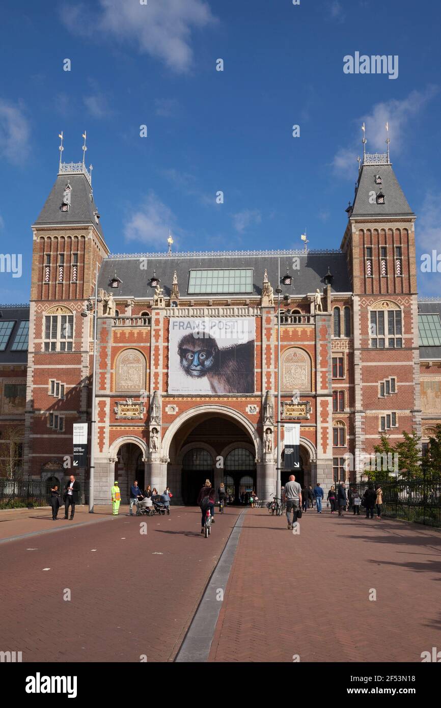 geography / travel, Netherlands, Holland, Amsterdam, Rijksmuseum, Additional-Rights-Clearance-Info-Not-Available Stock Photo