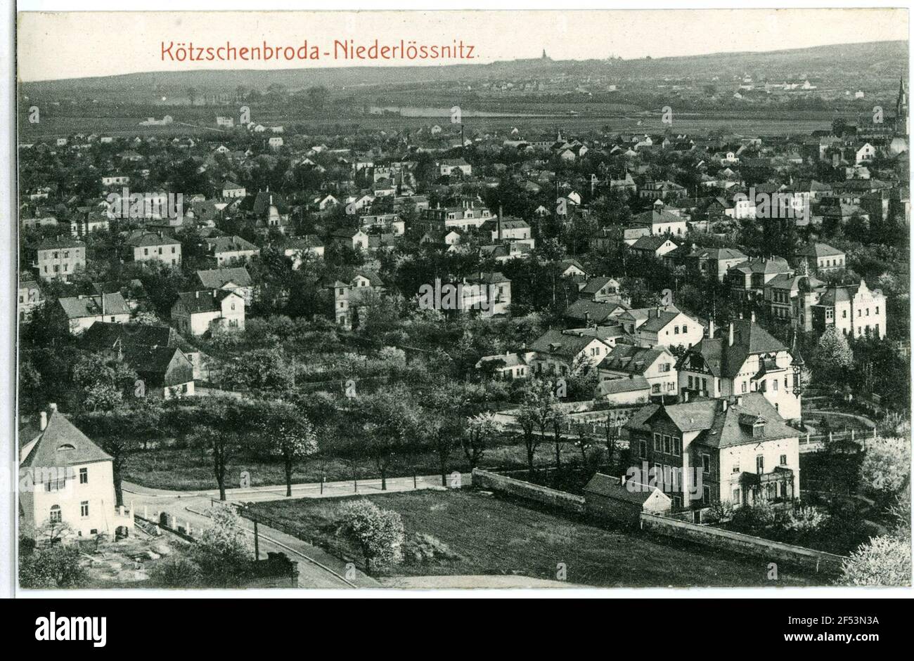 DutchLäßnitz view on Radebeul Kötzschenbroda. DutchLäßnitz view on