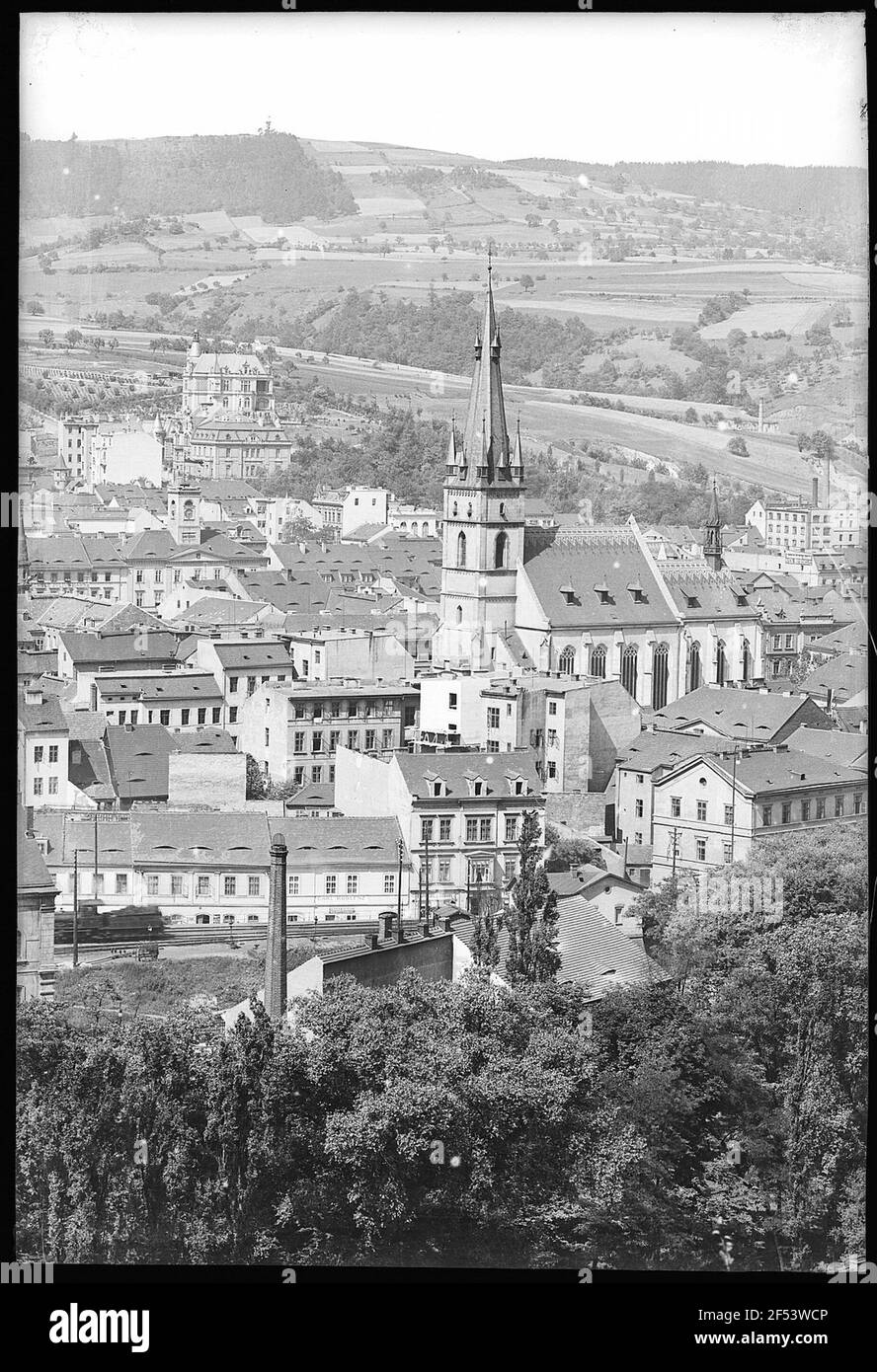 Historic town view Black and White Stock Photos & Images - Alamy
