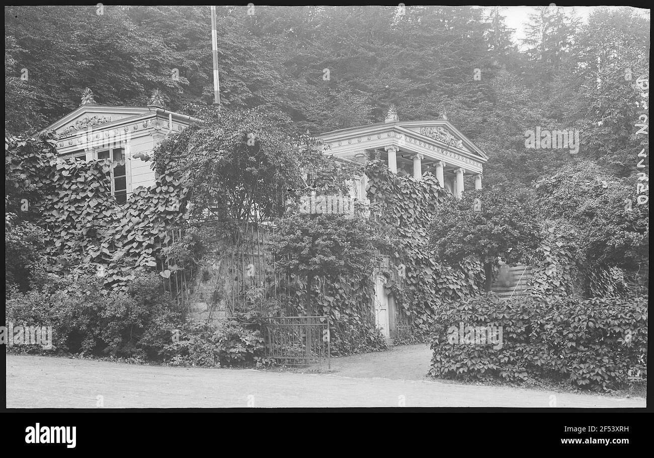 Warmbad meadow bath. Spa park Stock Photo Alamy